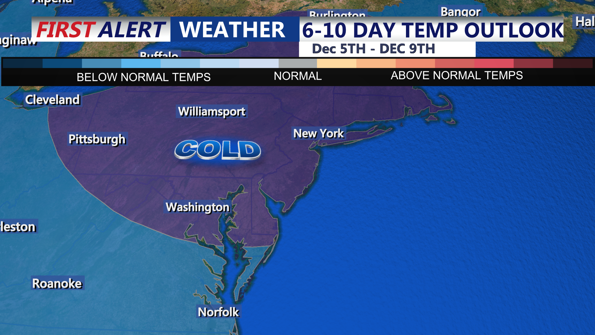 6-10 Day Temperature Outlook